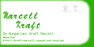 marcell kraft business card